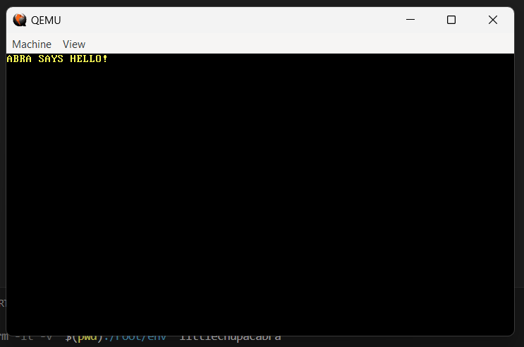64-bitOS Screenshot